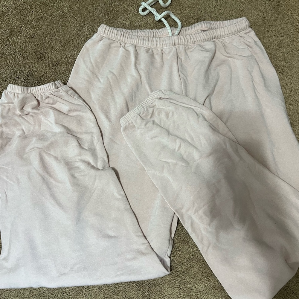 aerie pink size xs sweatpants